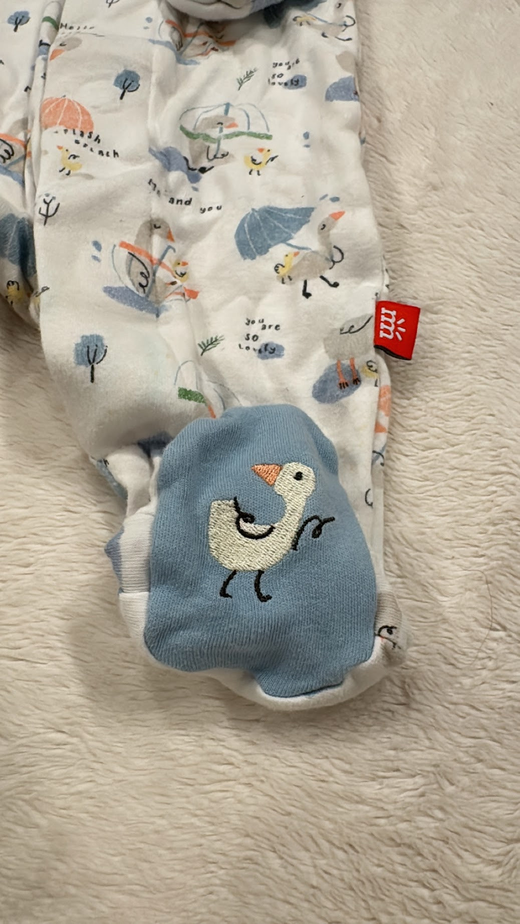 #145 Magnetic Me duck sleeper GN newborn EUC
