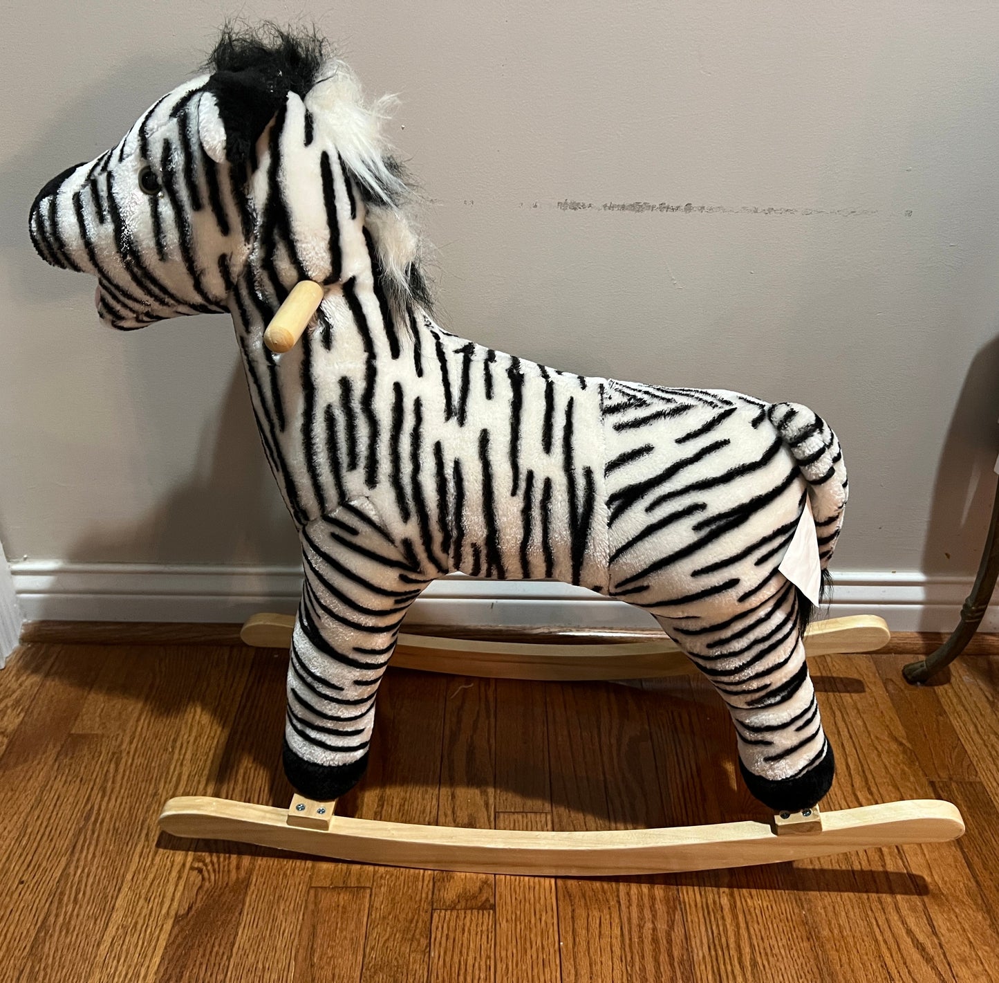 #180 Zebra Rocking Horse