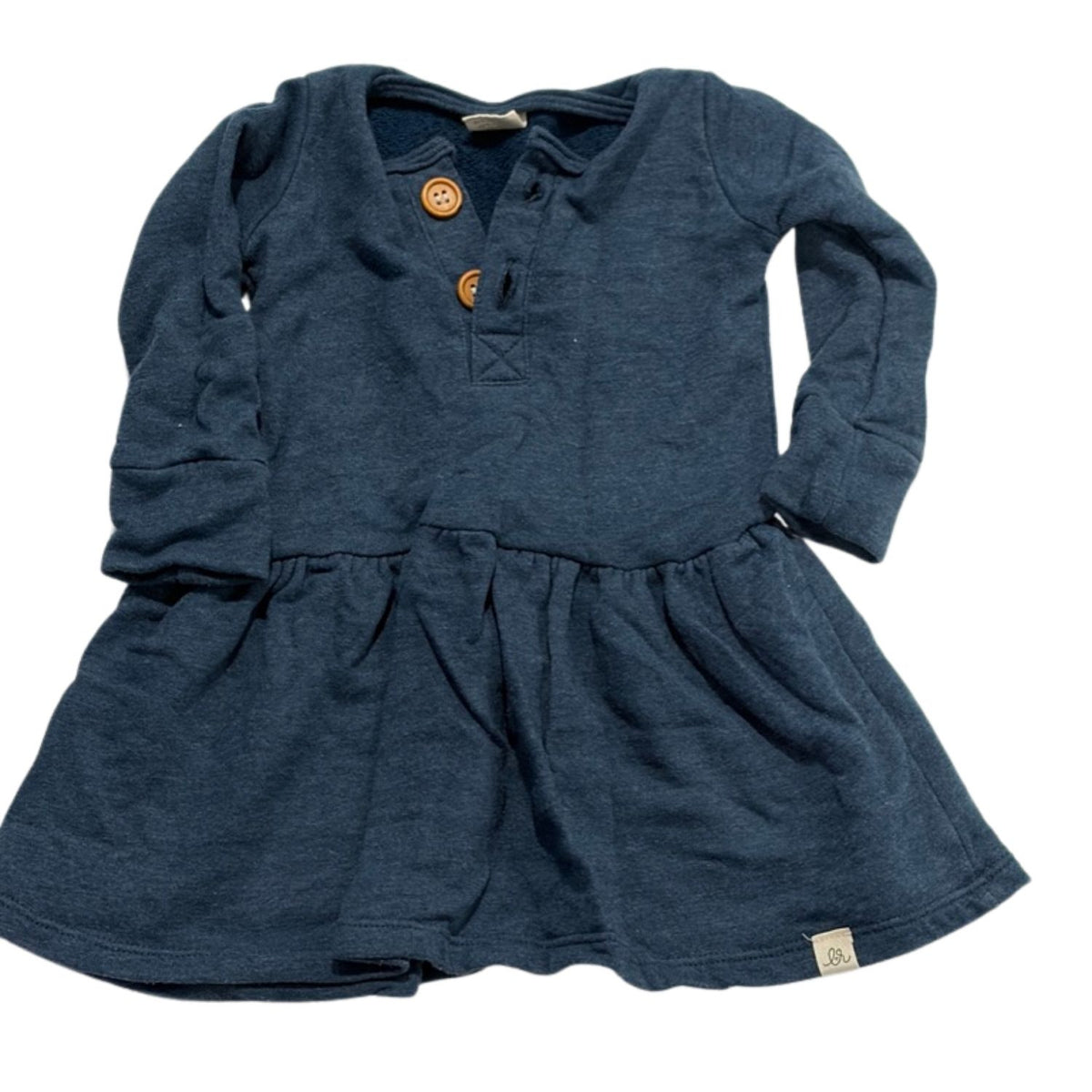#88 | Girls | 12-18M | Little Road Co. | Navy Sweatshirt Dress