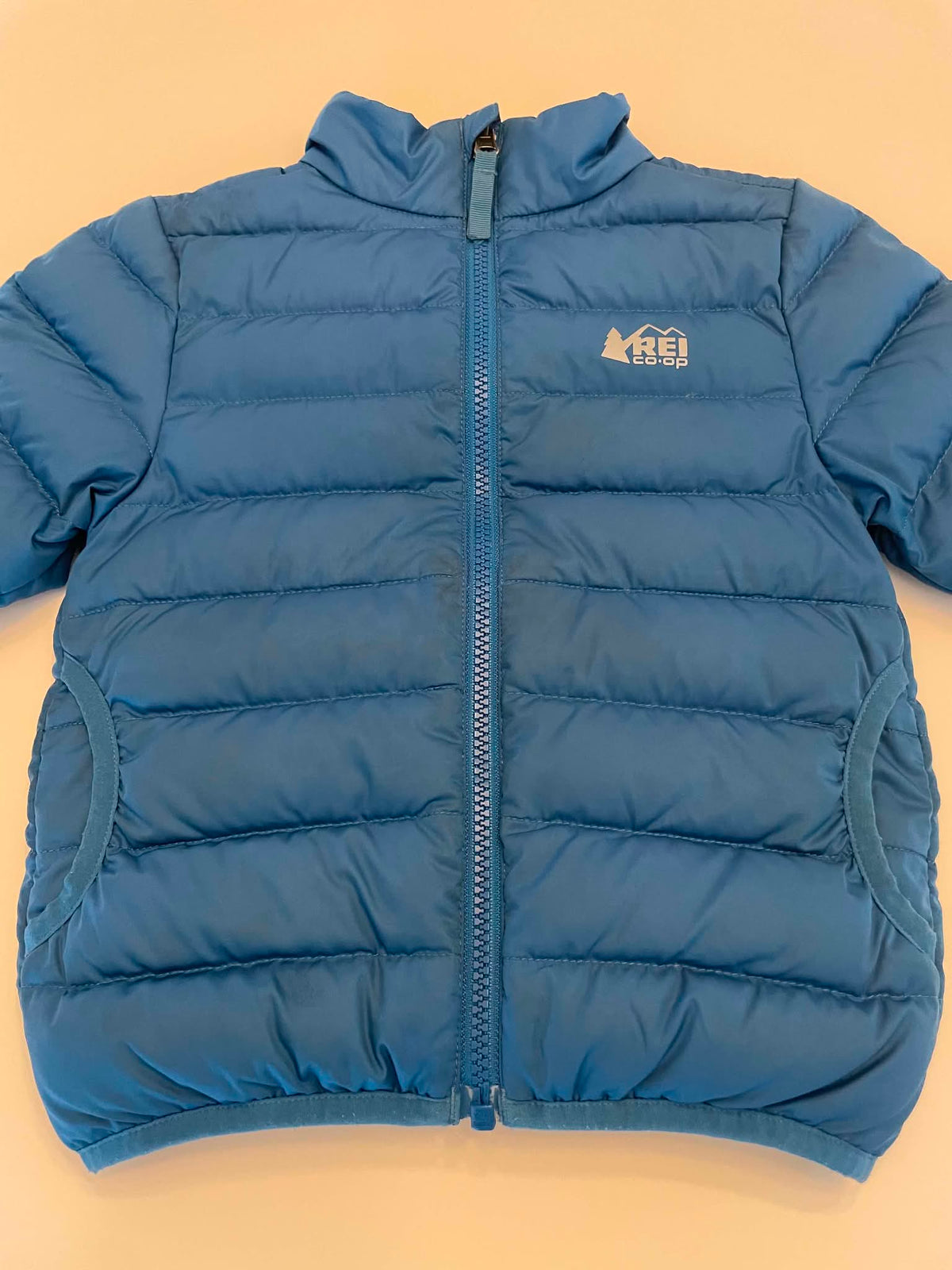 #54 - Boys 3T REI Blue Dinos Coat
