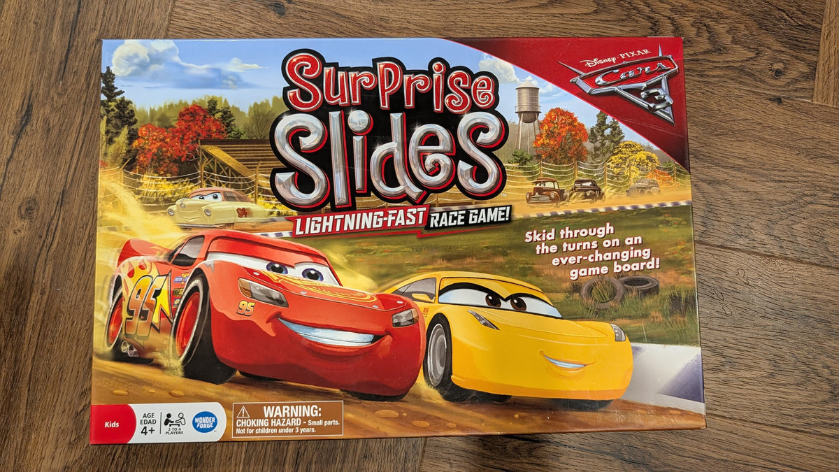 #3 Surprise Slides Cars board game