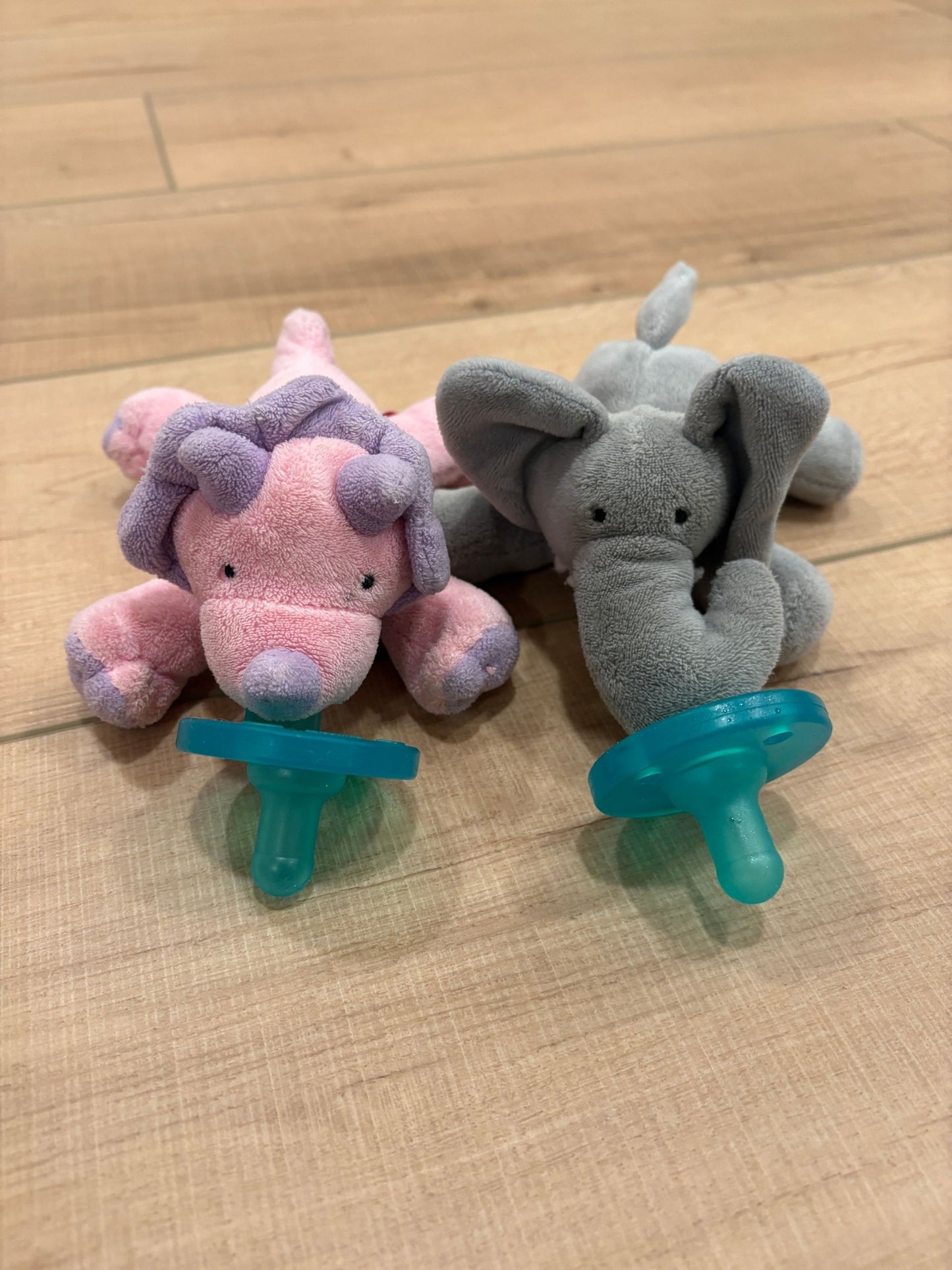 #37 Pink Dinosaur and Elephant WubbaNub
