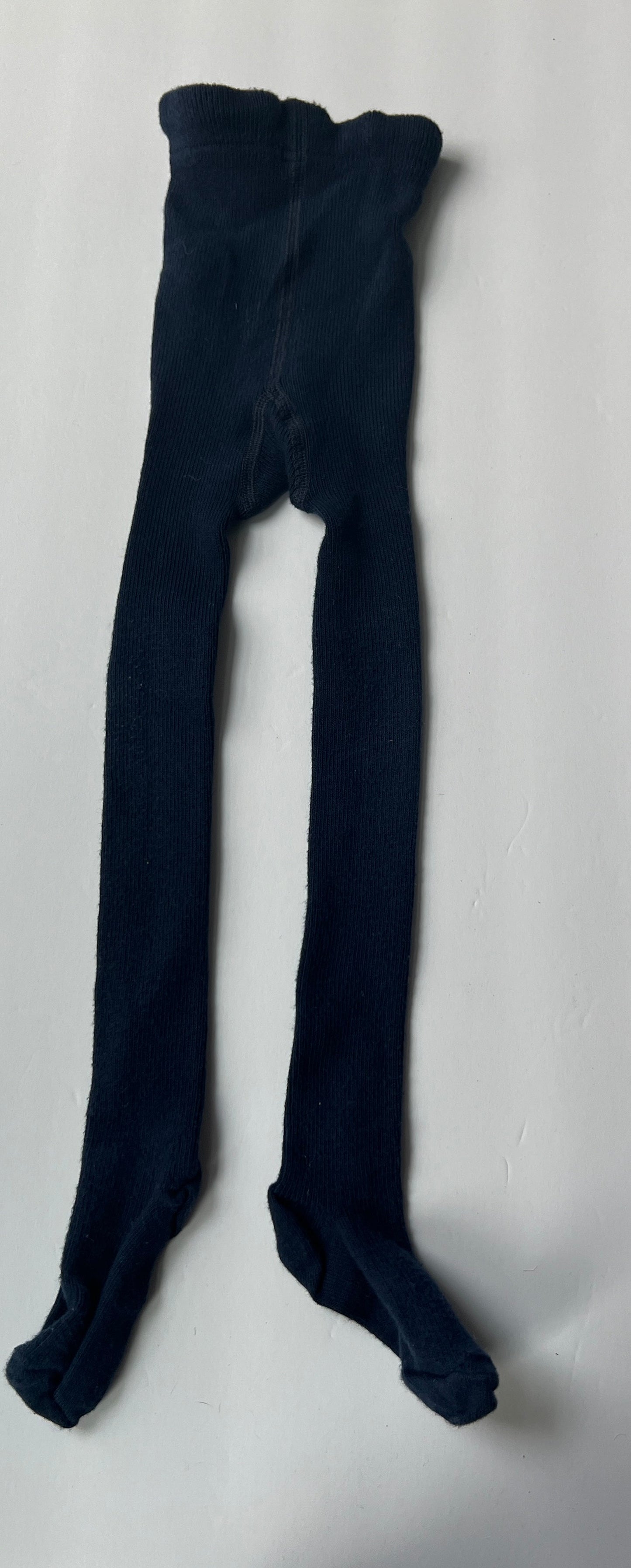 #180 Girls 80 (18-24M) Hanna Andersson Navy Tights (2 available)