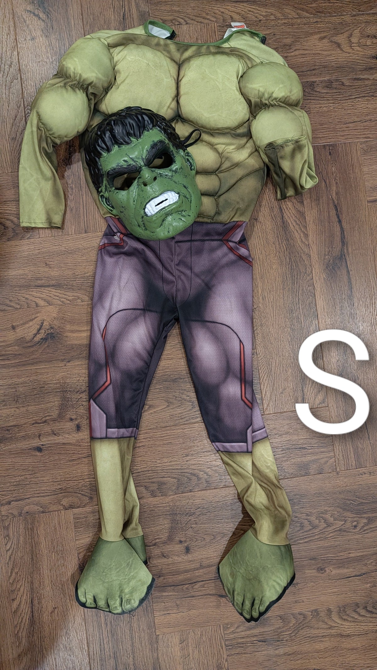 #3 Hulk muscle costume, size S