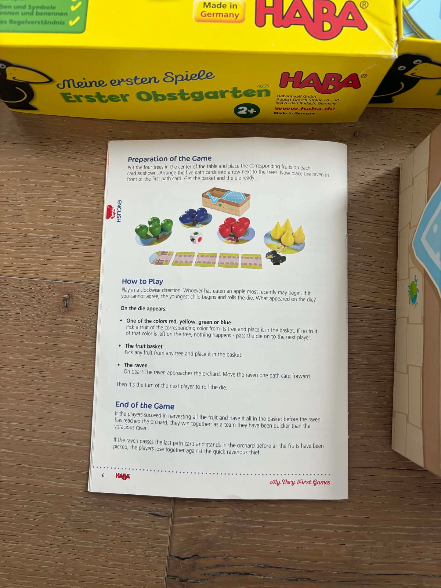 #196 HABA First Orchard Game