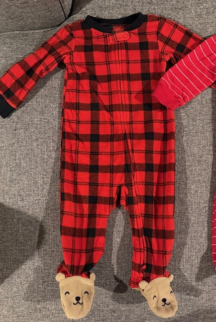 Seller #79 | Carters Holiday Sleepers (2) | Baby 9mo REDUCED