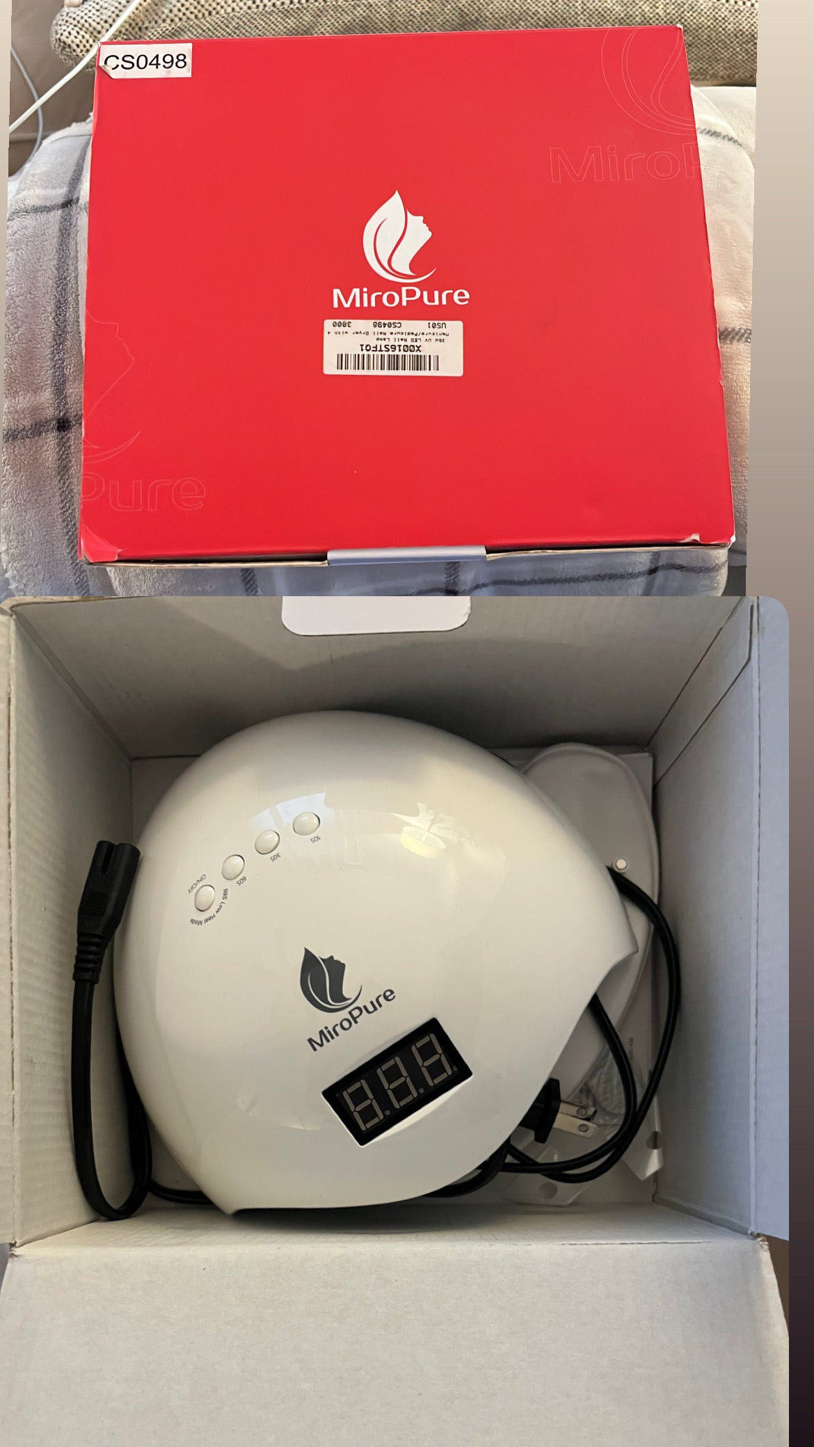 Seller #34 -MiroPure LED nail lamp