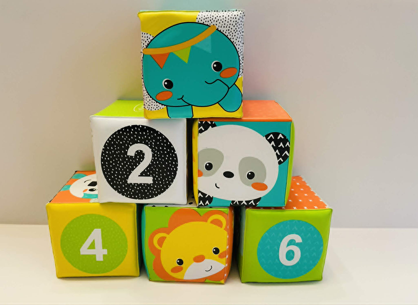 #54 - Soft Animal Blocks Numbers 1-6