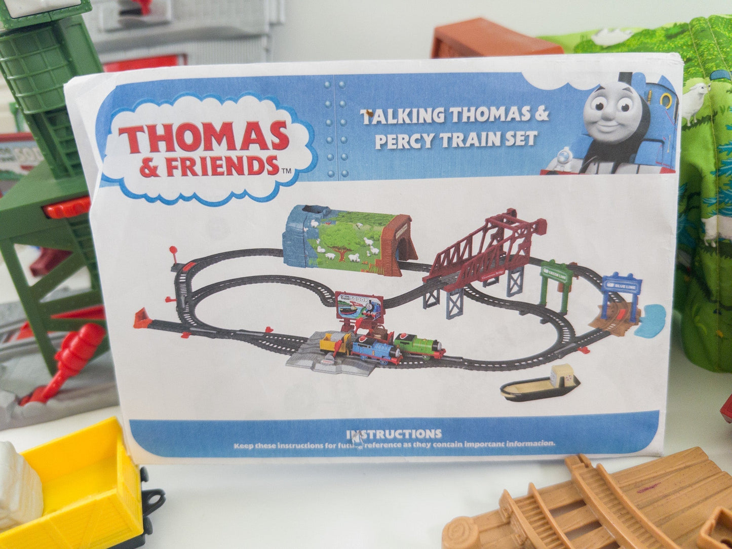 #153 REDUCED Thomas & Friends Talking Thomas & Percy Motorized Train Set