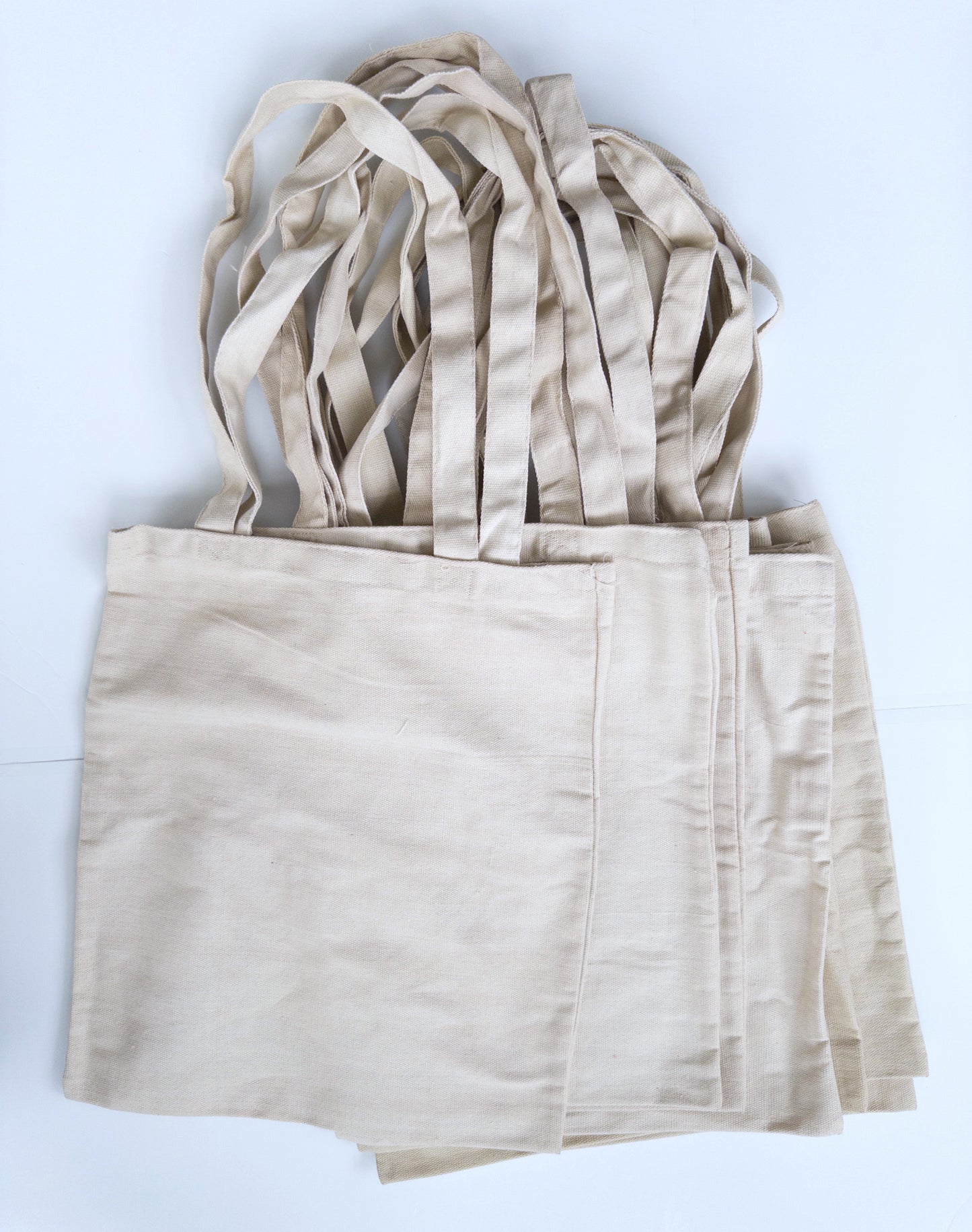 #88 (8) Blank Canvas Tote Bags