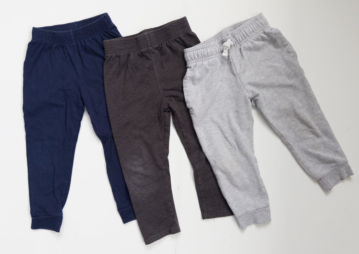 #38 (3) Lightweight Joggers/Sweatpants Size 3T (see notes)