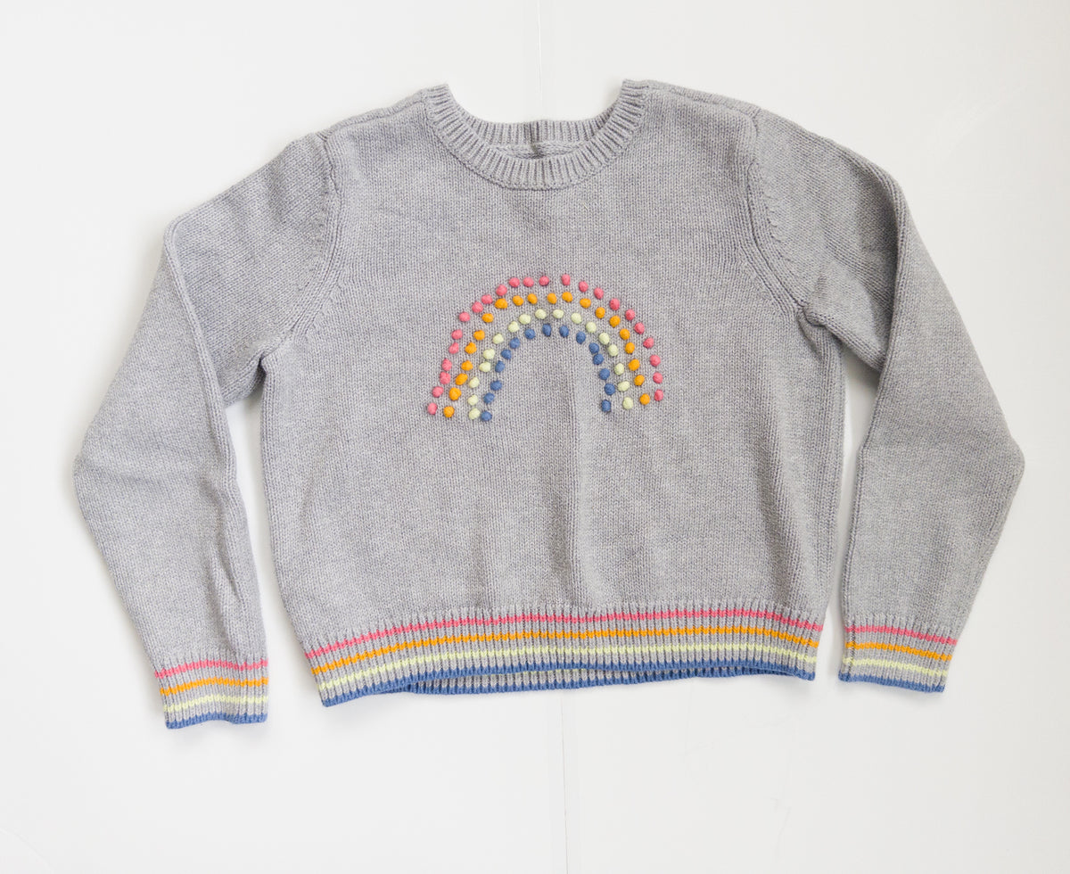 #38 Tea Rainbow Sweater Girls Medium (6/7)