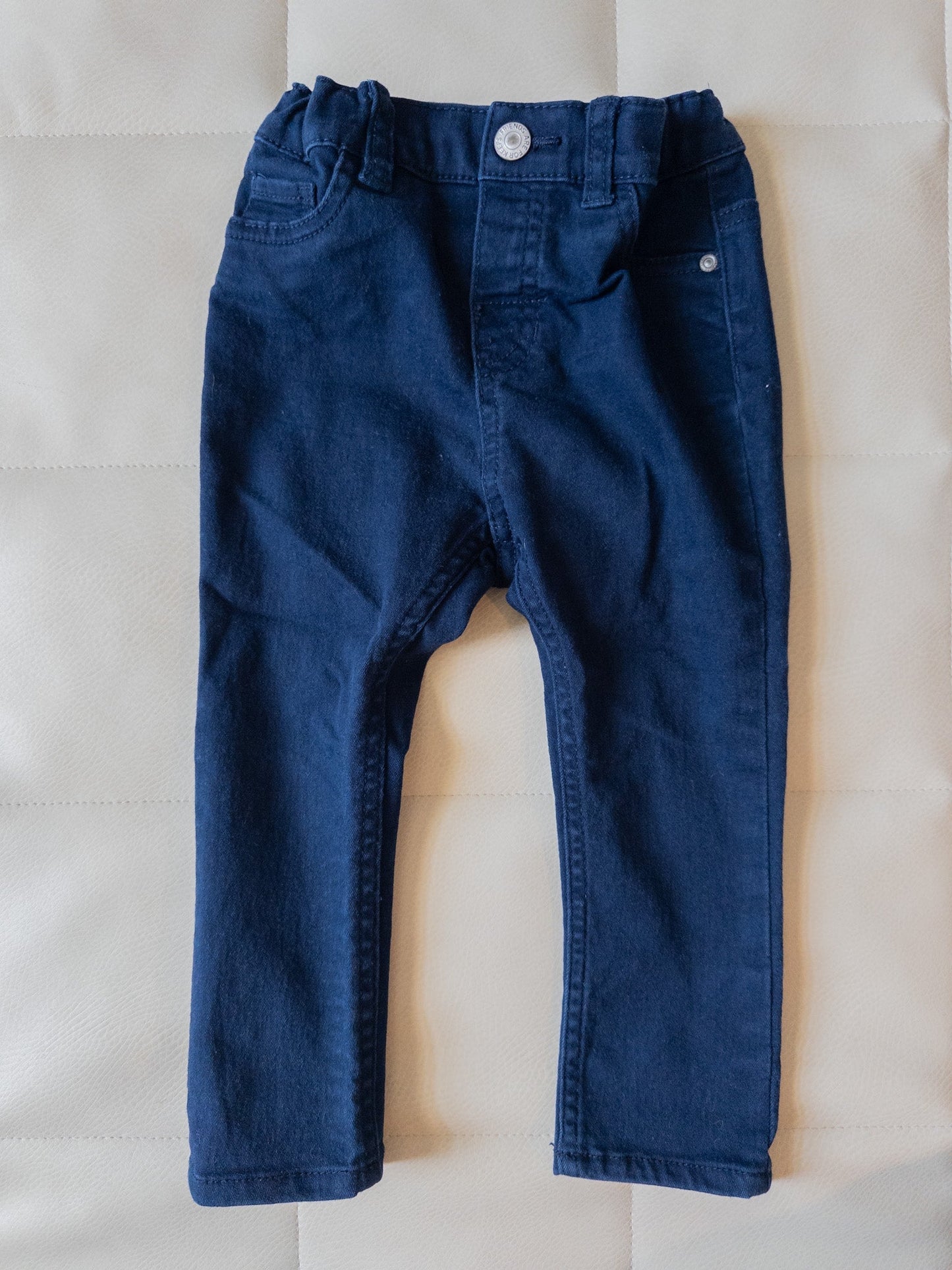 #152 H&M 12-18m / 18m dark denim jeans - EUC