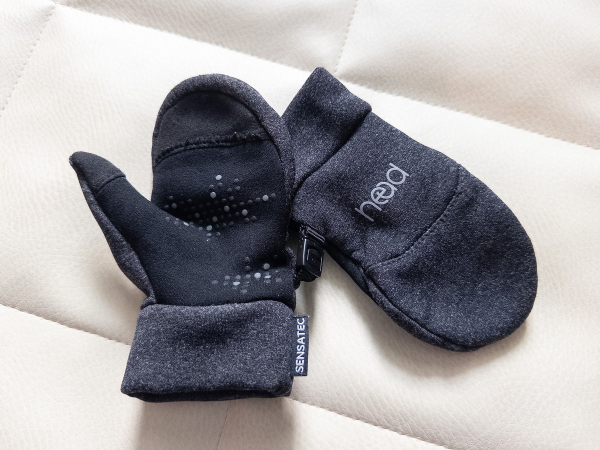 #37 2-3Y Winter Mittens, clip together - EUC