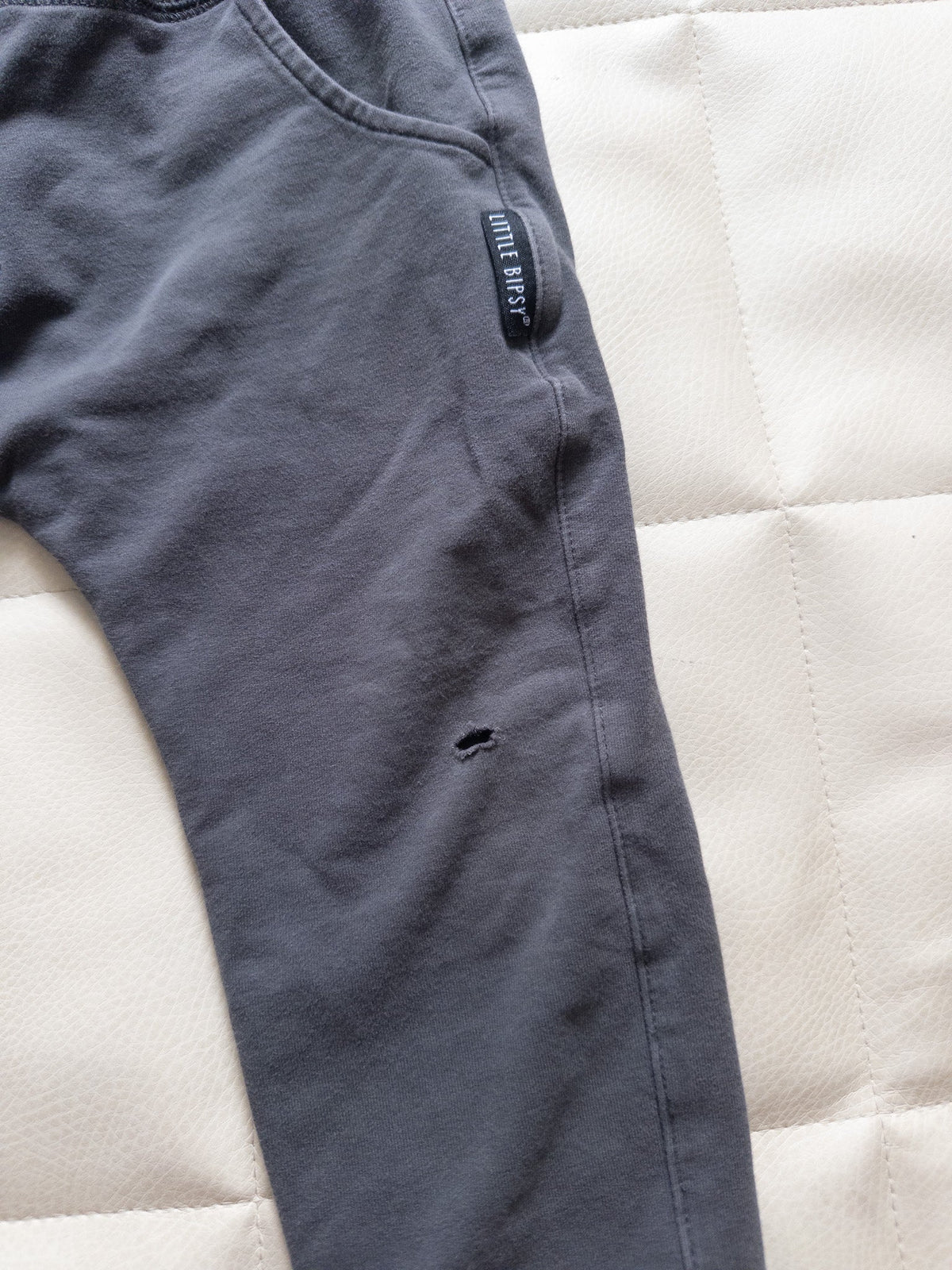 #37 4-5T Little Bipsy Gray Sweatpants - Play Condition