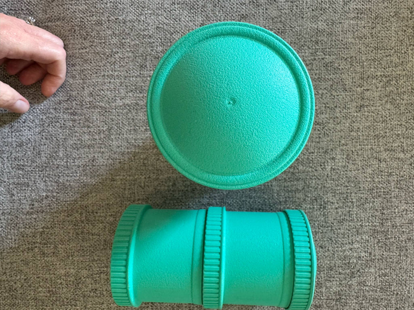 REDUCED #92 Re ply teal stacking snack containers