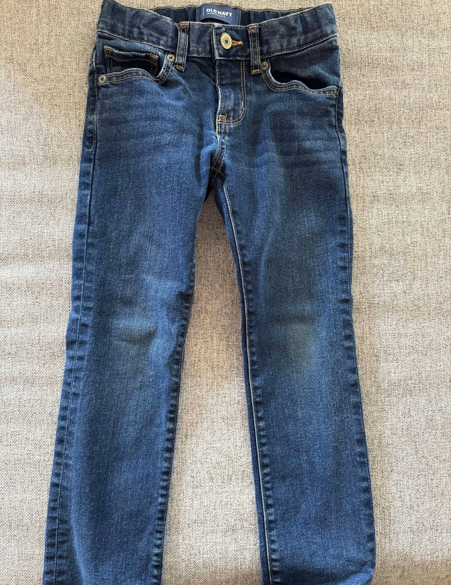 REDUCED #92 boys 6 old navy blue jeans skinny adjustable waist