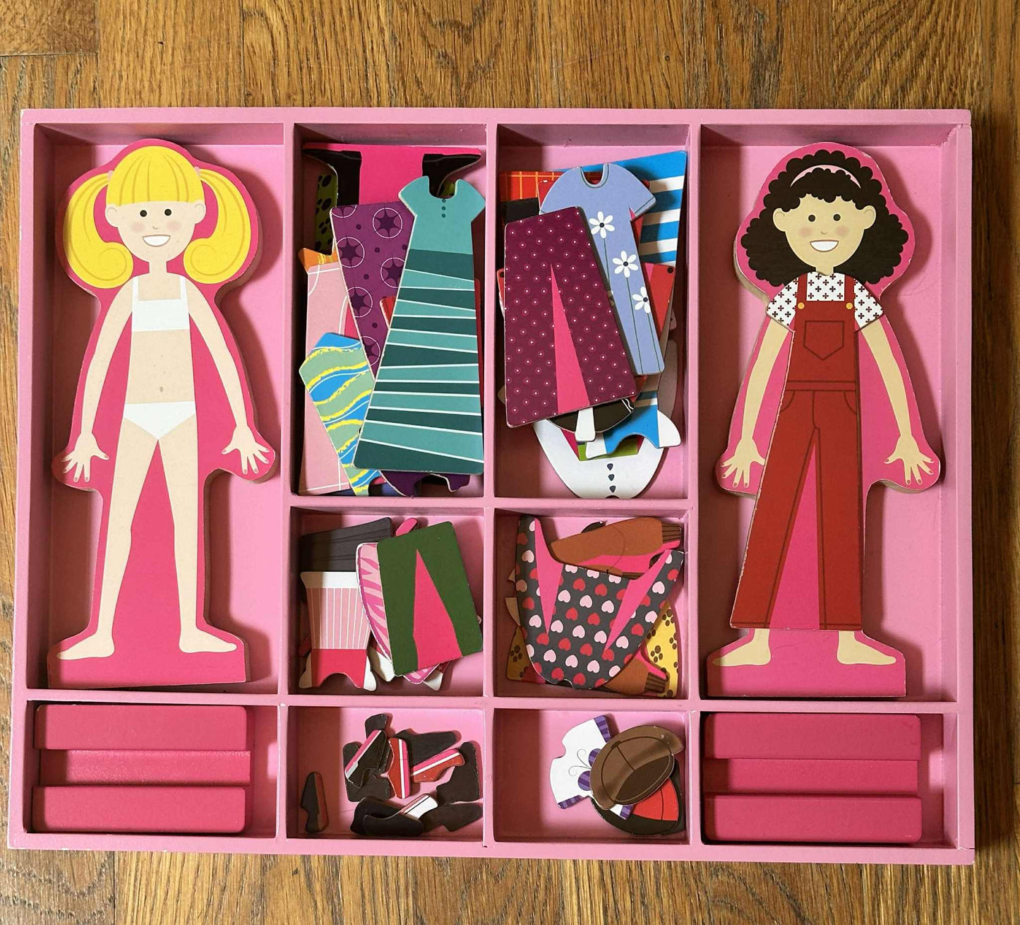Seller #168 Melissa & Doug Wooden Magnetic Dress Up Dolls