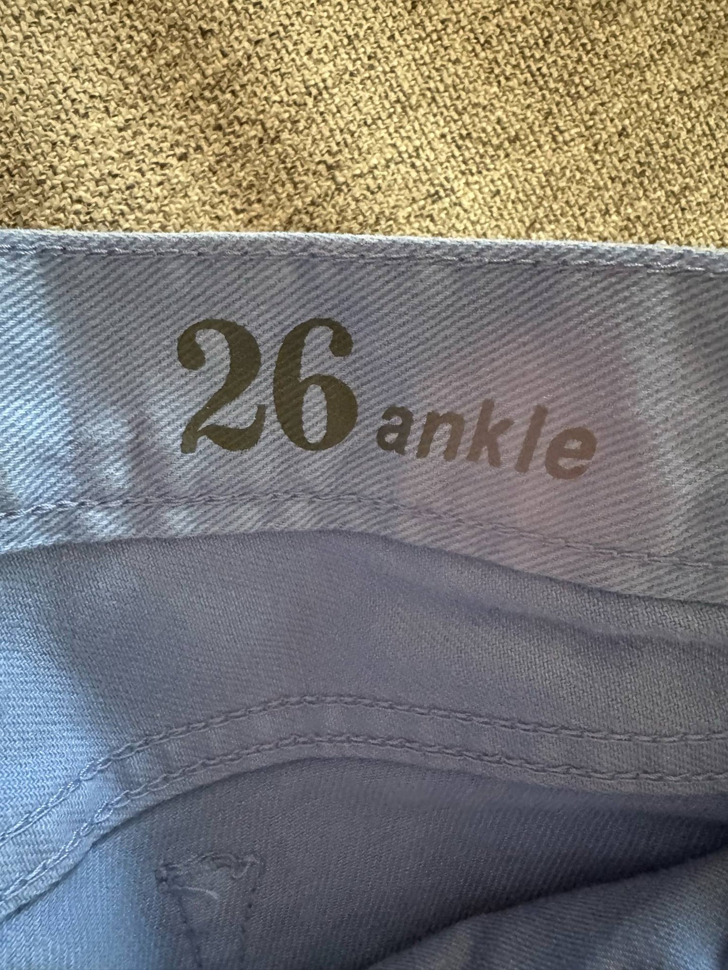 REDUCED # 92 women’s j crew blue size 26 ankle toothpick