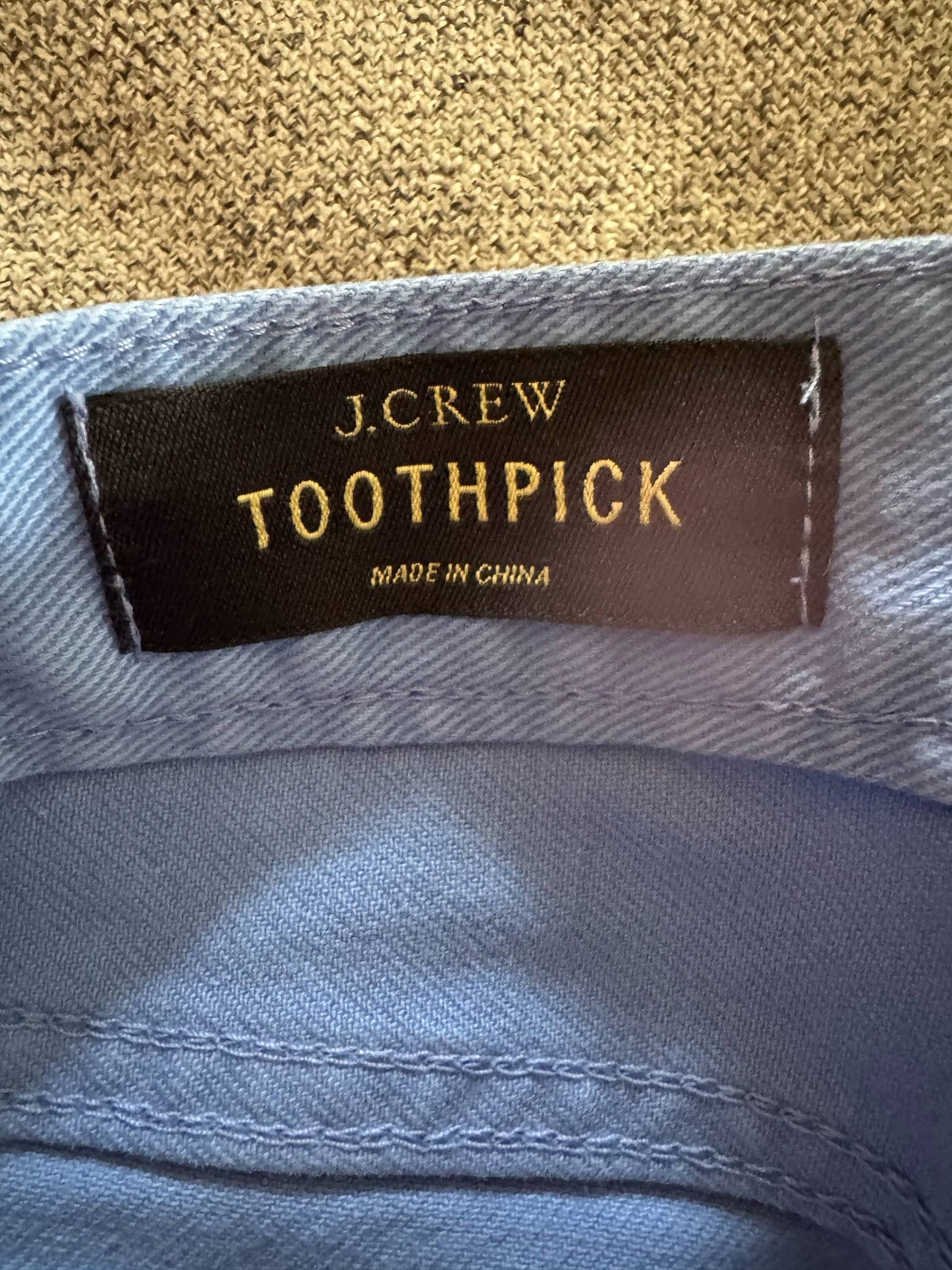 REDUCED # 92 women’s j crew blue size 26 ankle toothpick