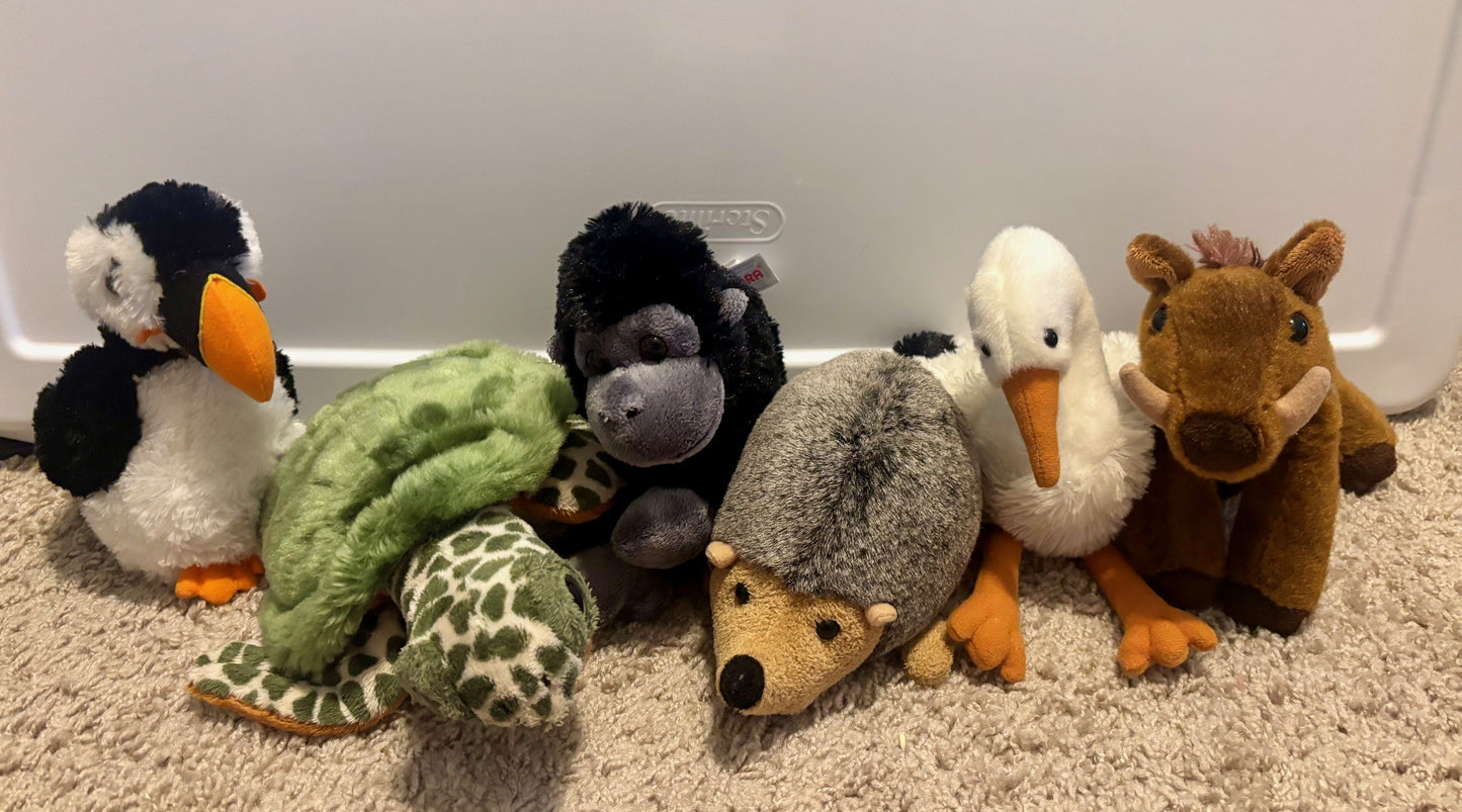 #43 Aurora Zoo Animal Stuffie Bundle like new