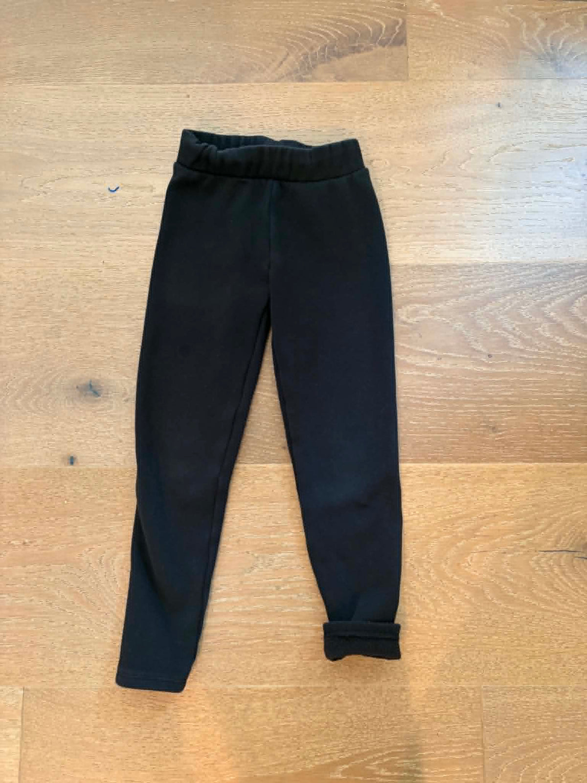 Seller #193 Gap Girls Size S 6-7 Fleece-Lined Black Sweatpants