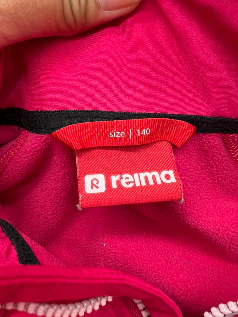 Seller #76 - Reima Softshell Removable Hood Full Zip Jacket - Pink - Size 10 Youth