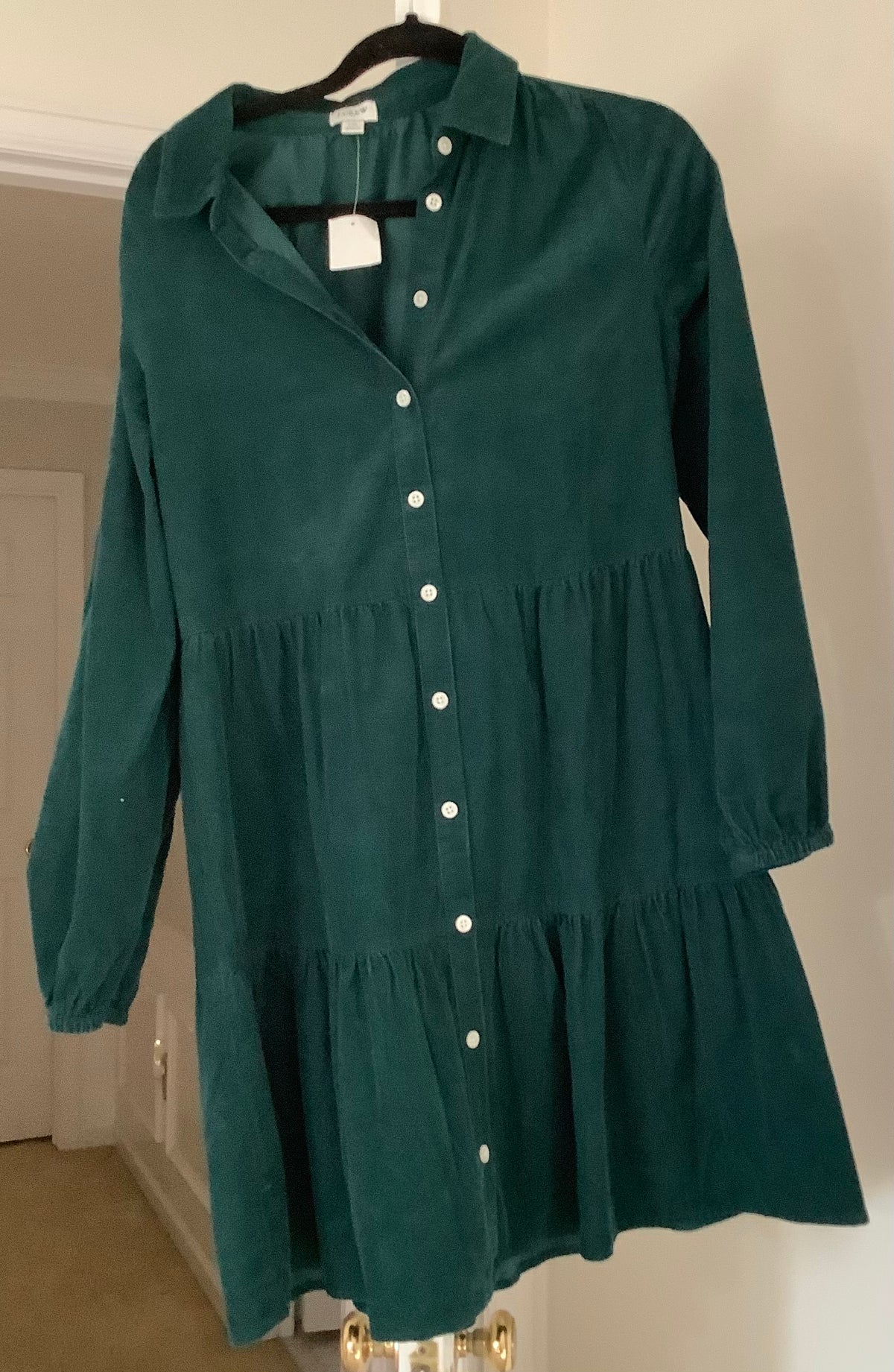 #130 NWT JCrew Corduroy Dress Sz 10