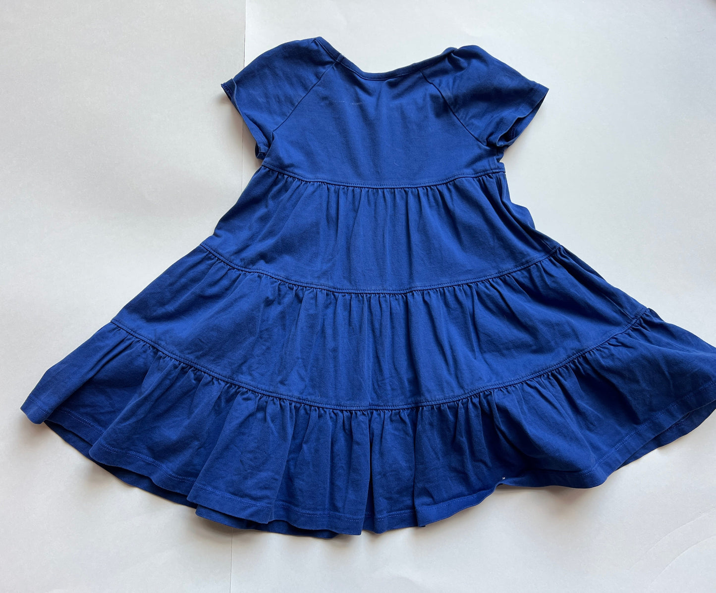 #180 Girls 90 (3T) Hanna Royal Blue Twirl Dress
