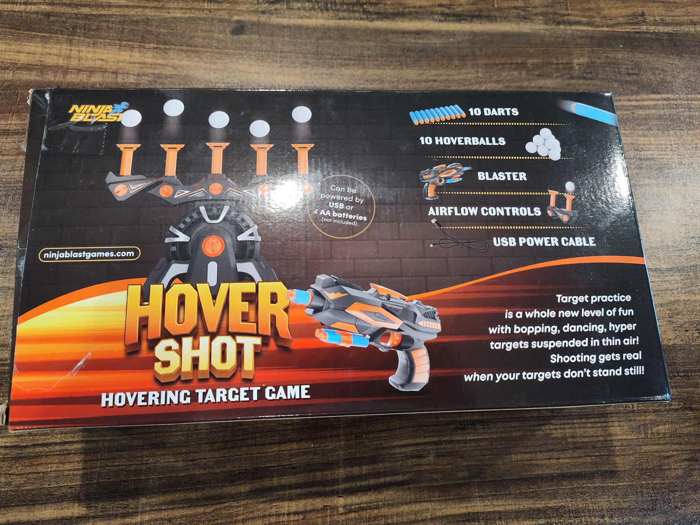 Seller 185: Hovershot Game gently used
