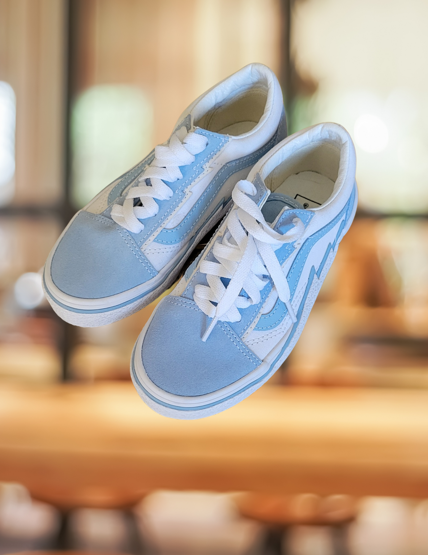 #59 Vans Kids Big Kid Size 1 Light Blue NWOT