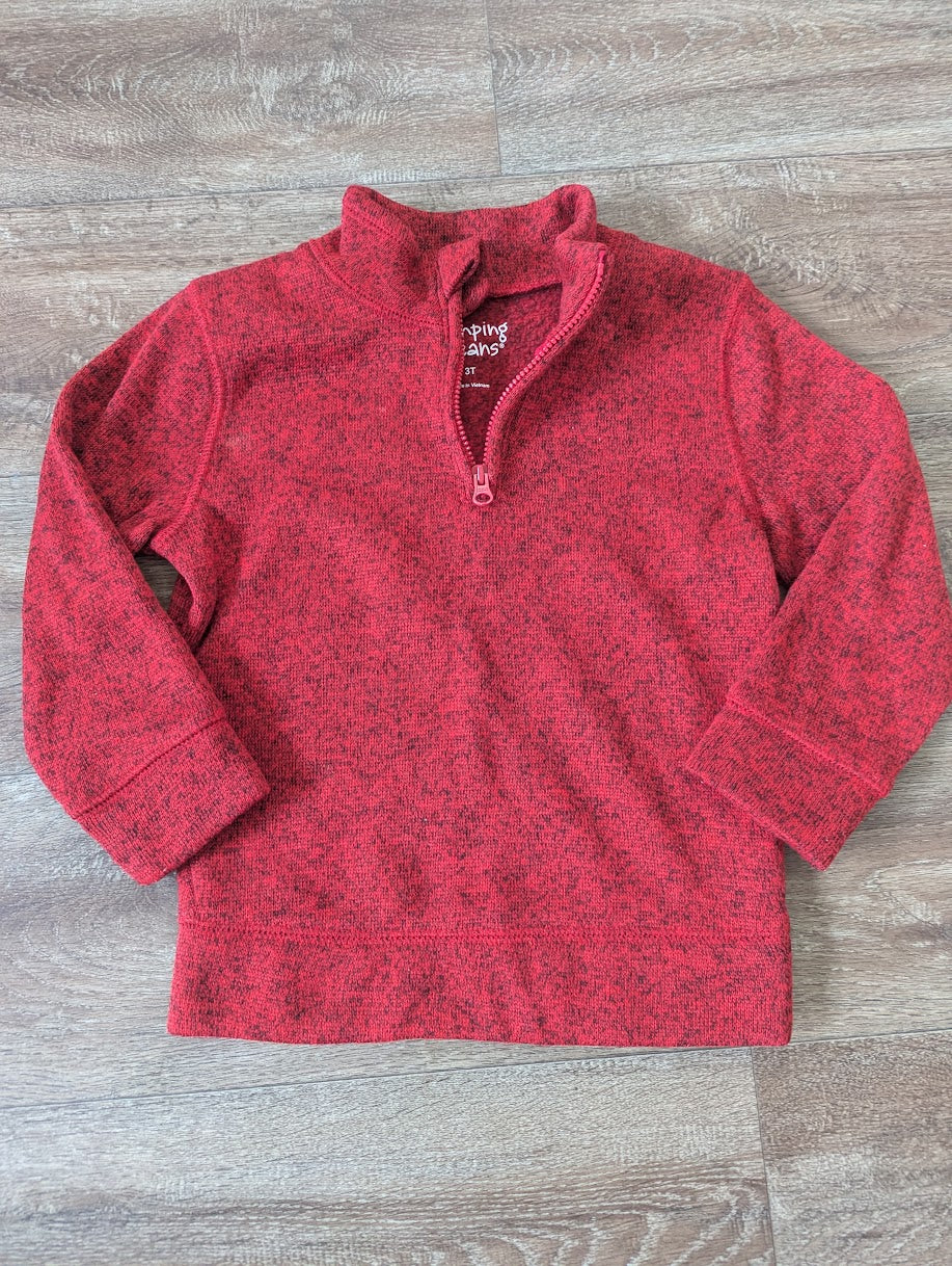 #144 - Boys Jumping Bean Quarter zip Size 3T