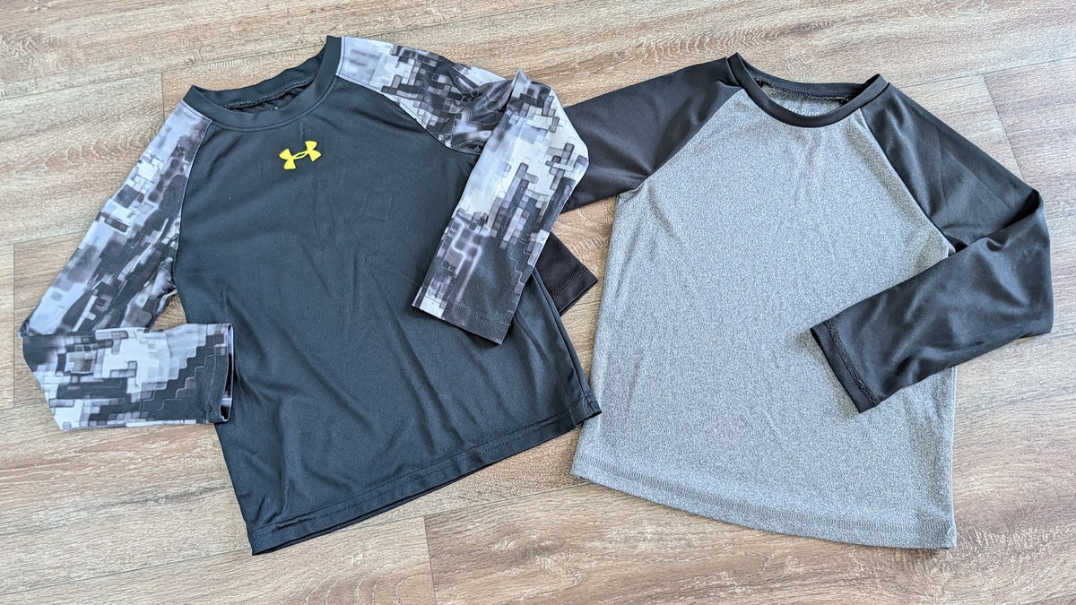 #8 Boys Dri-Fit Long Sleeve Shirt Bundle Size 5