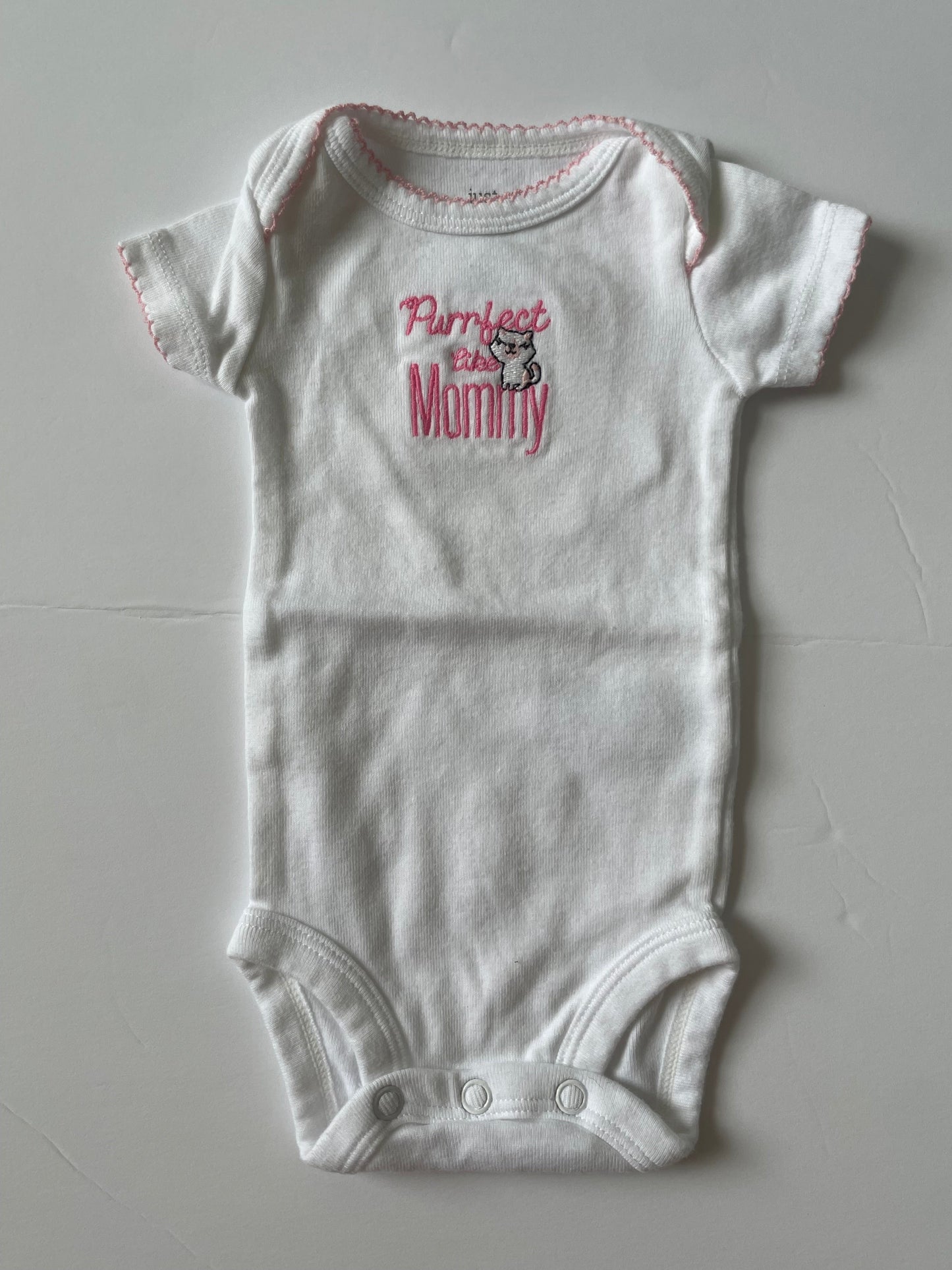 #3 PRICE REDUCED - Carters Onesies lot (4 total) girls size newborn