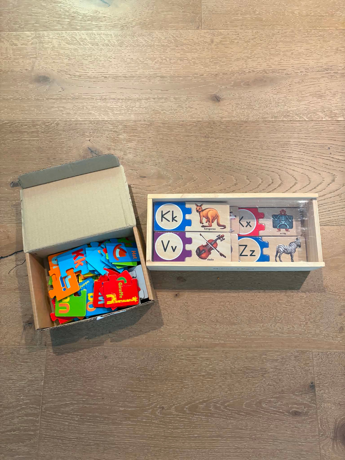 Seller #193 NEW Melissa & Doug Alphabet Puzzle and Additional Alphabet Puzzle Bundle