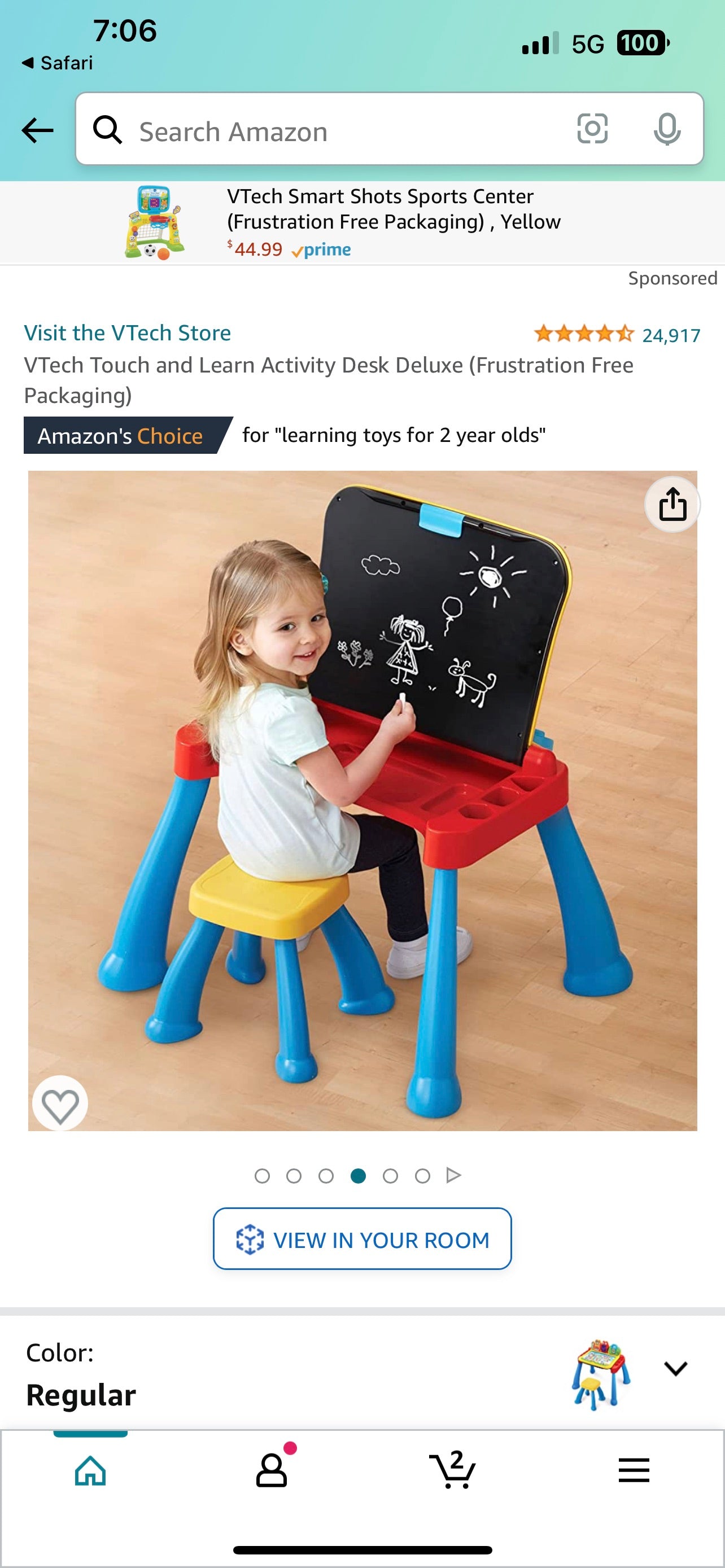 #180 Vtech Learning Table