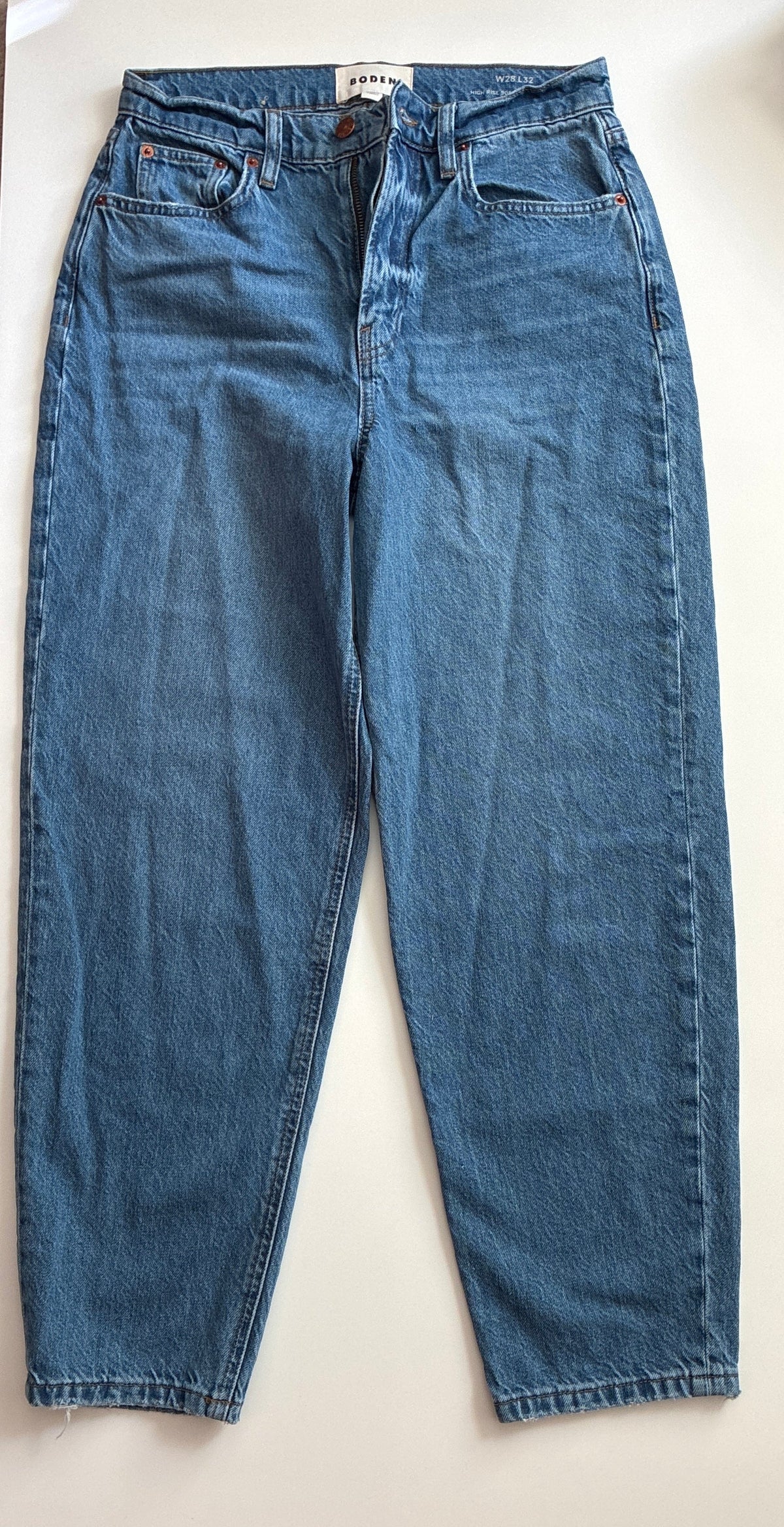 Seller 76 Women's Boden Size Barrel Jean Size 28