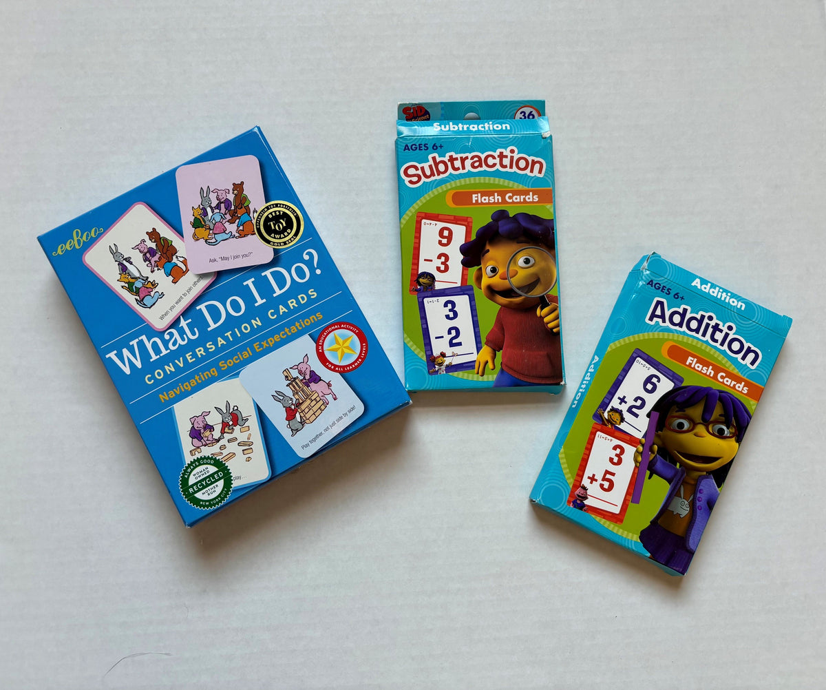 #154 Educational & Conversation Flash Cards