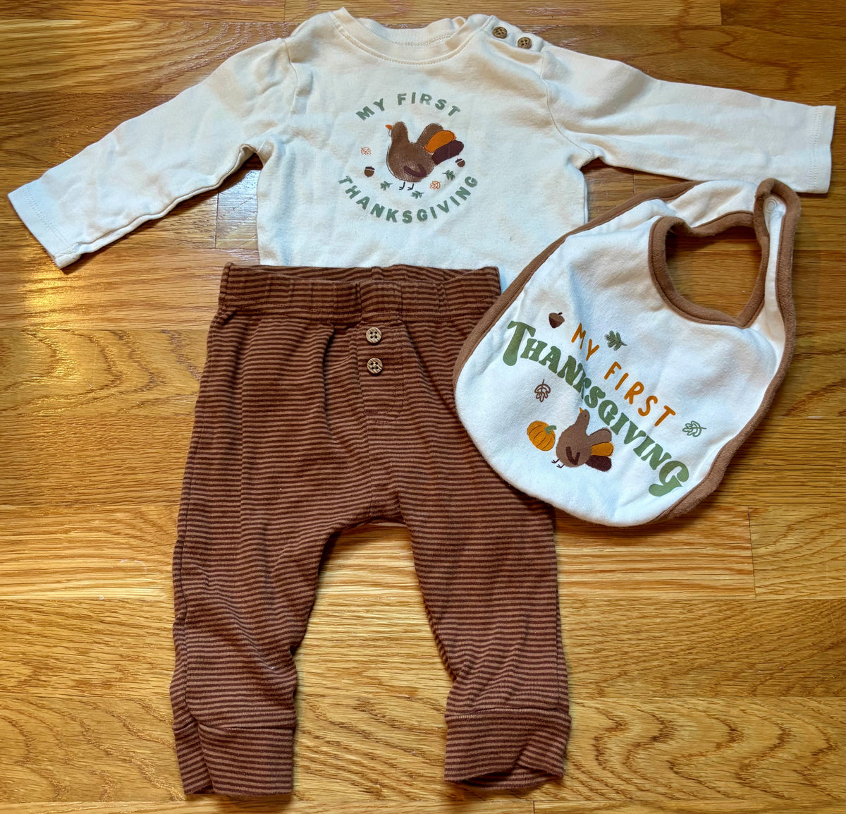#69 My First Thanksgiving Outfit 6M