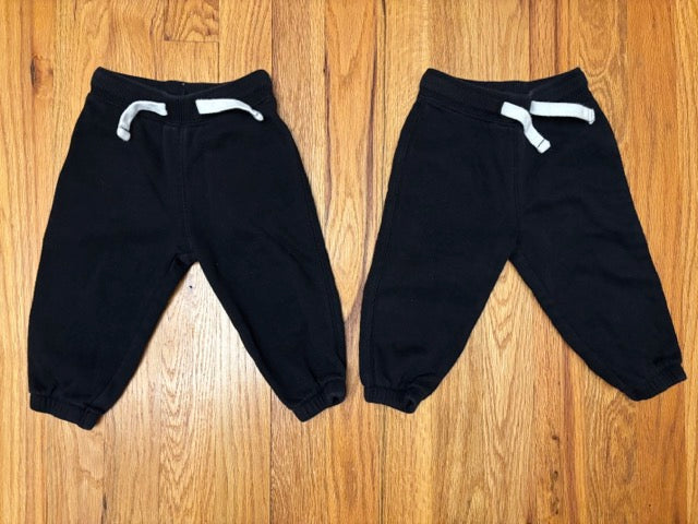 Seller 34 - 9 mo black sweatpants