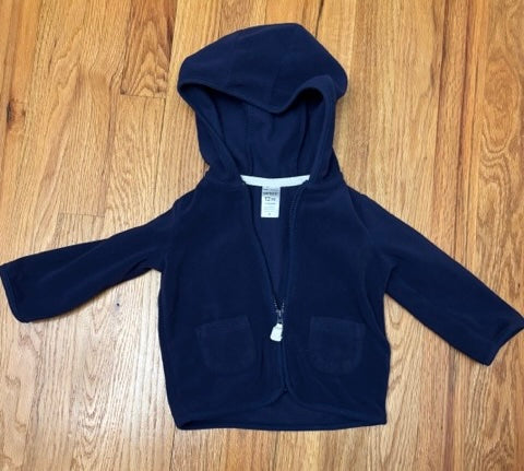 Seller 34 - 12 mo navy Carter's microfleece jacket