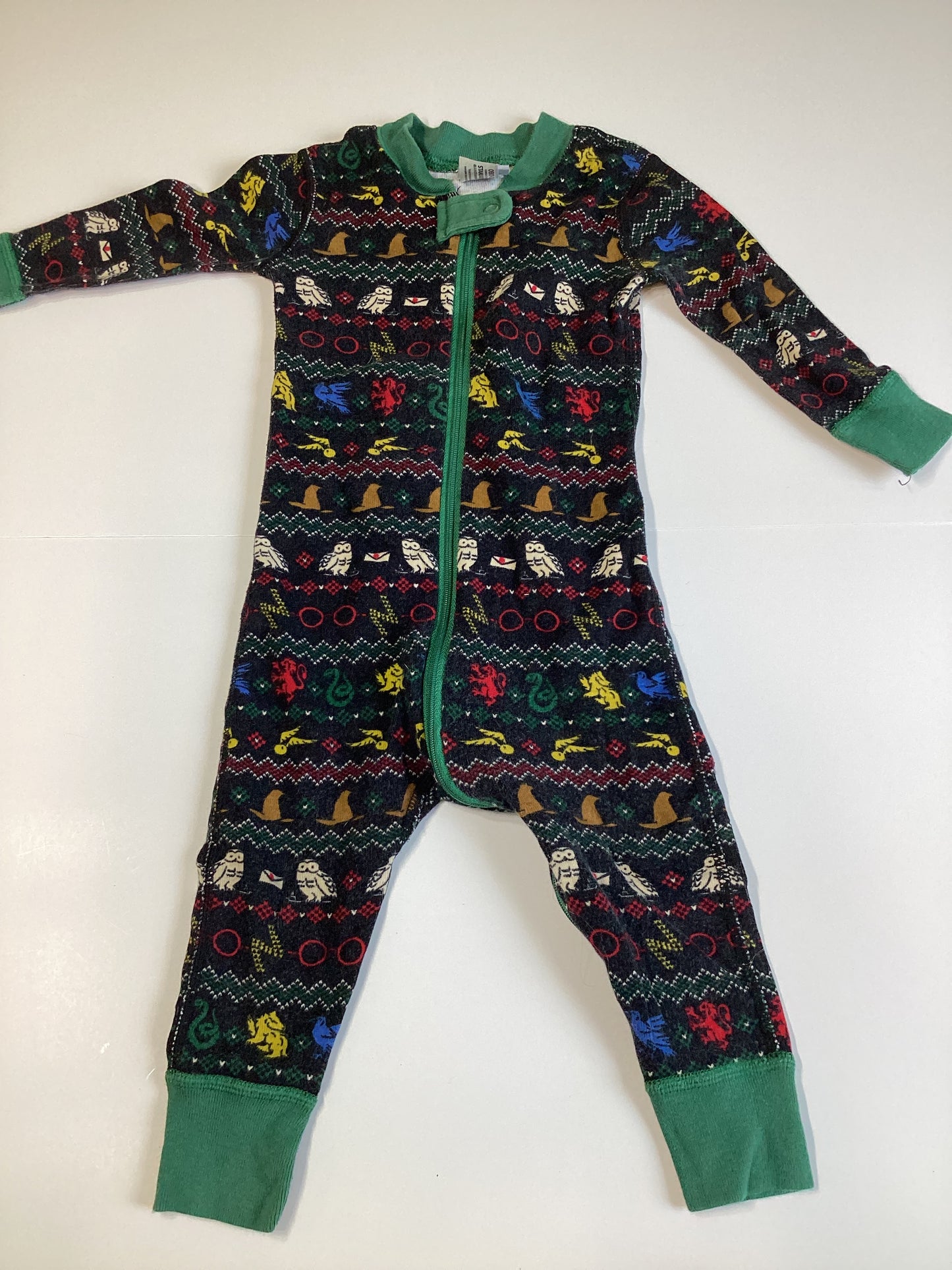 #129 12-18m Hanna Andersson Harry Potter PJs