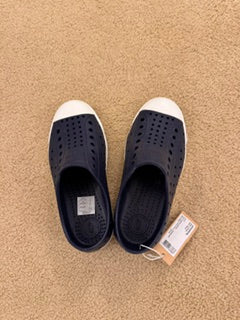 #130 NWT Navy Native Shoes - Sz 13