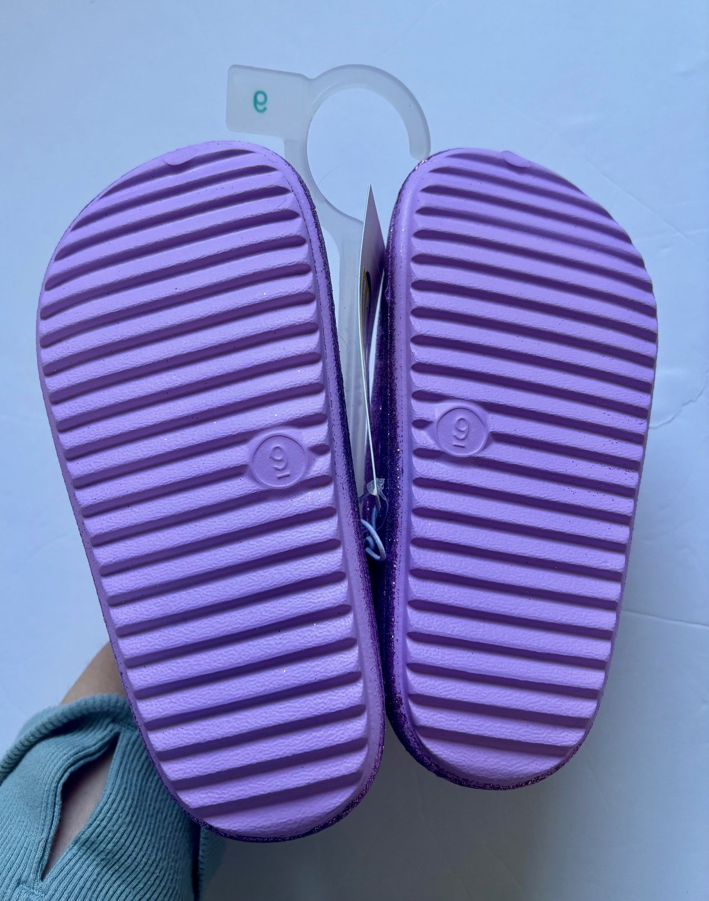 #43 Cat and Jack Sparkle Clogs Girls 9 NWT