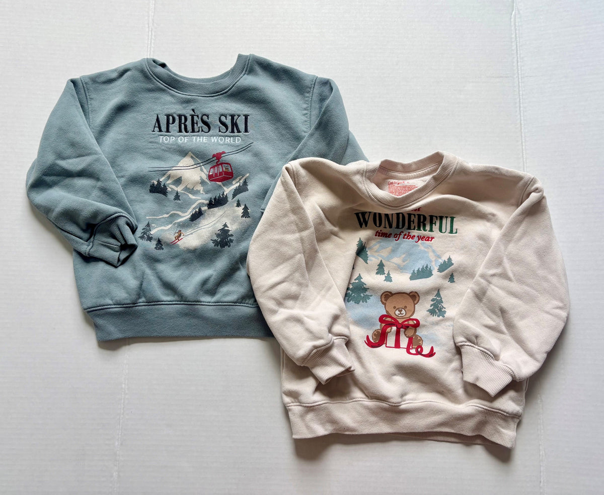 #154 Cat and Jack Sweatshirts Boys 4T EUC