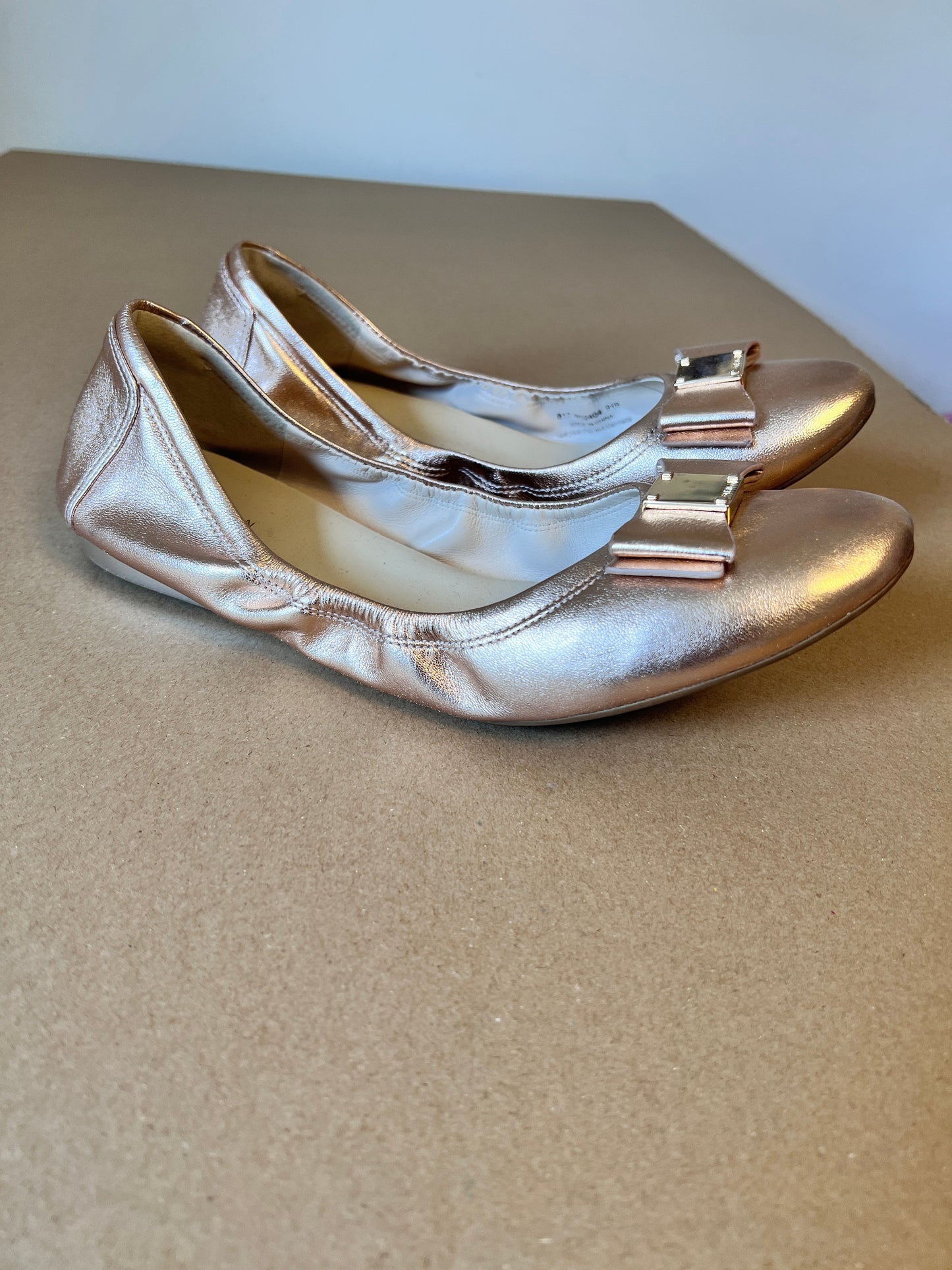#176 - Cole Haan women’s rose gold ballet flats | 9.5M