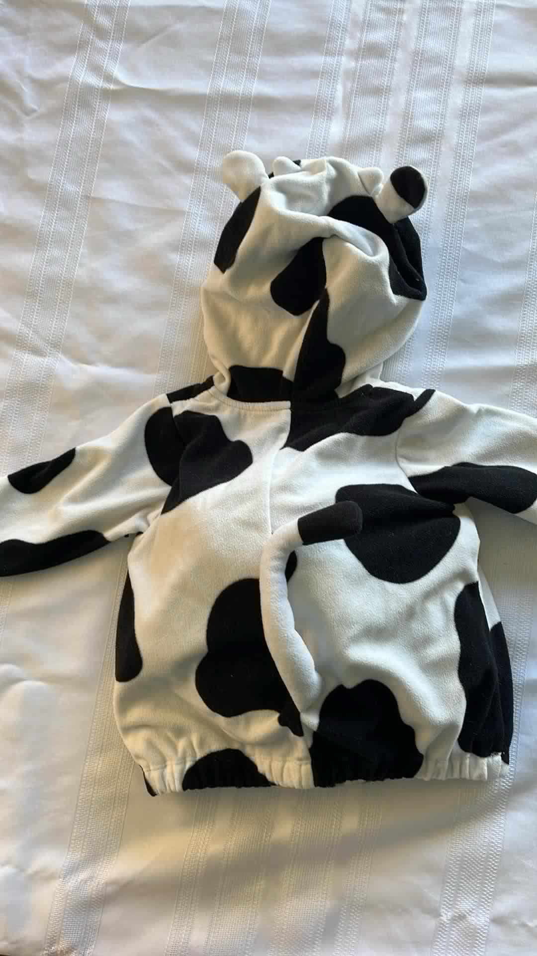 #29 6-9 mo Halloween Cow costume EUC