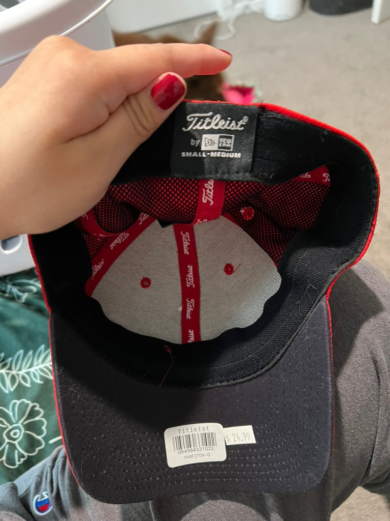 Seller #76 - Titleist Golf Hat- Red
