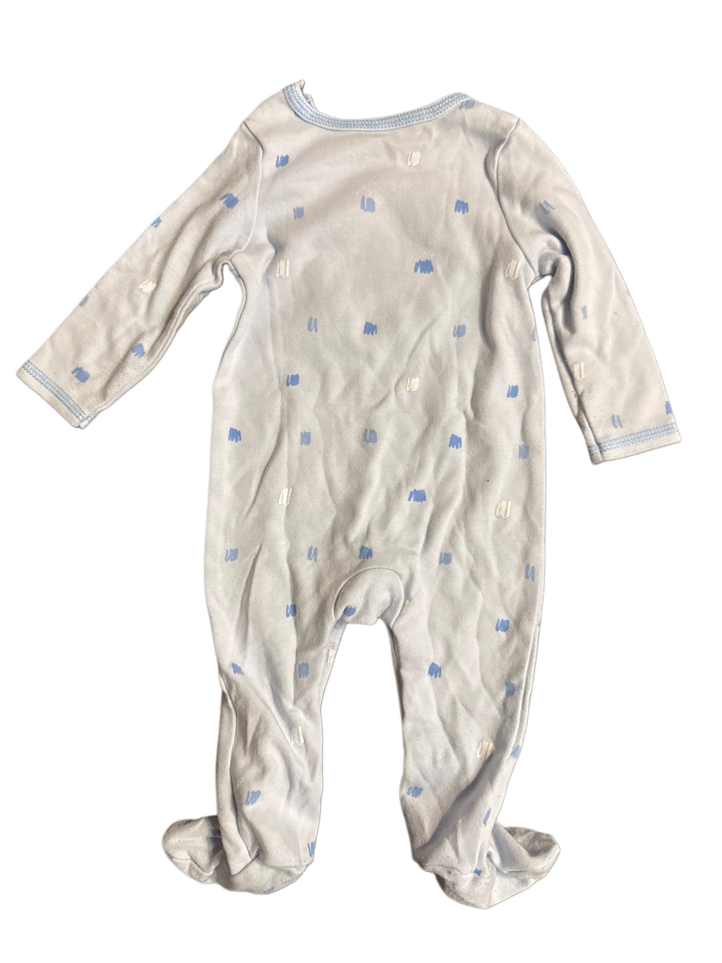 #28 REDUCED Sterling Baby Boy Lion Footed Sleeper Size 6M