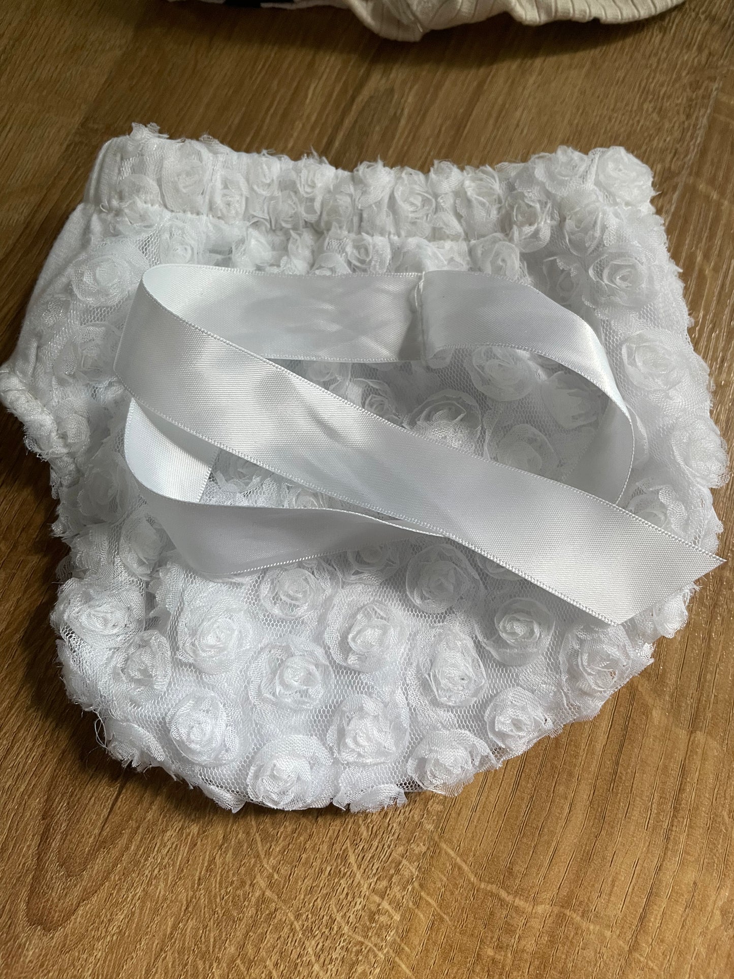 #6 - Baby Girls Bloomers & headbands with bows, NB-12 months